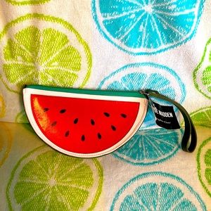 Steve Madden wristlet, sunglass case